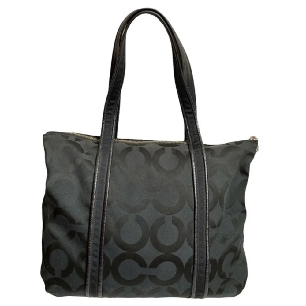 Coach signature y2k op c black poppy bag